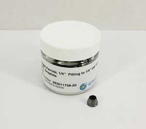 (50 pcs) GC Ferrules 100% Graphite 1/4" to 1/4" Tube OD Ferrule PN: 392611758 - Picture 1 of 5