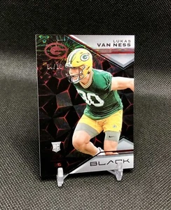 2023 Black Lukas Van Ness /10 RED SSP Rookie Card No. 172 🧀 GO-PACK-GO 🧀 - Picture 1 of 17
