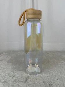 New 25oz Iridescent glass sports bottle Tumbler (Includes Bamboo Lid) - Picture 1 of 8