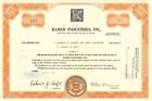 Ramer Industries, Inc. - Stock Certificate - General Stocks