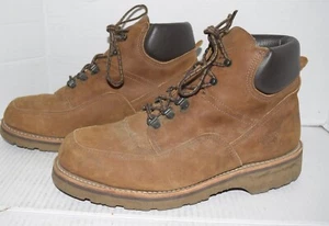ZAPATOS RED WING EE. UU. Botas de Trabajo Chukka de Cuero de Motociclista con Cordones Tostado Talla 9 2E - Imagen 1 de 4