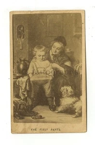 "The First Pants" - Original 19th Century Carte-de-visite - Picture 1 of 2