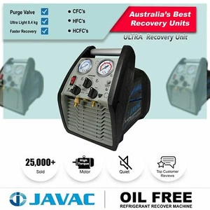 JAVAC Refrigerant Recovery Machine Reclaim Unit, Refrigeration HVAC Service Tool - Picture 1 of 12