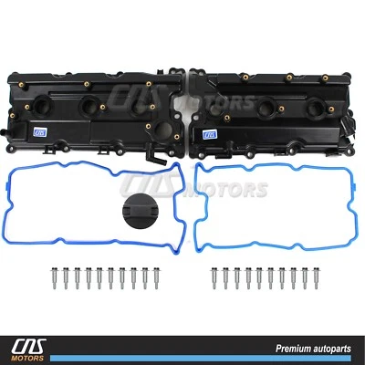 Valve Cover Set & Bolts Cap for 02-04 Infiniti QX4 Nissan Pathfinder 132645W501 Foto 1 de 4