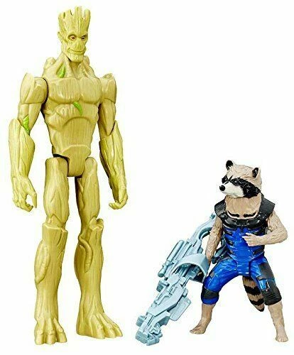 Marvel Guardians of The Galaxy TITAN Hero Series Rocket Raccoon and Groot