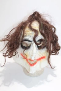Neu mit Etikett Rubies der Joker Gummi Maske Halloween dunkler Ritter Heide Hauptbuch brandneu - Bild 1 von 9