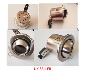 Fire Rated Light MR16 12V Tilt Downlight IP20 Eyeball Led Shop SpotLight - Picture 1 of 12