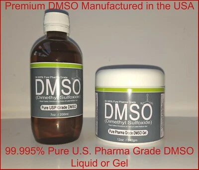 Líquido/gel de dimetil sulfóxido de grado farmacéutico puro sin diluir 99,995 % DMSO Foto 1 de 4