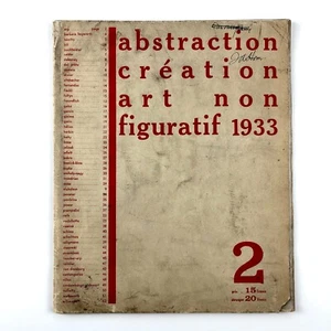 Abstraction Création Art Non Figuratif 1933 Cahier no. 2 Auguste Herbin - Picture 1 of 12
