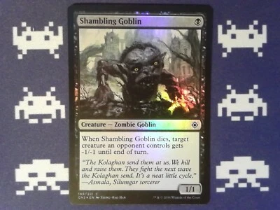 Foil Shambling Goblin	 Conspiracy: Take the Crown - Magic the Gathering Black - Image 1 of 2