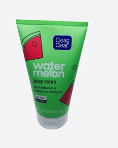 (1) Clean & Clear Water Melon Juicy Scrub, Oil Free Gently Exfoliates Hydrates - Picture 1 of 1