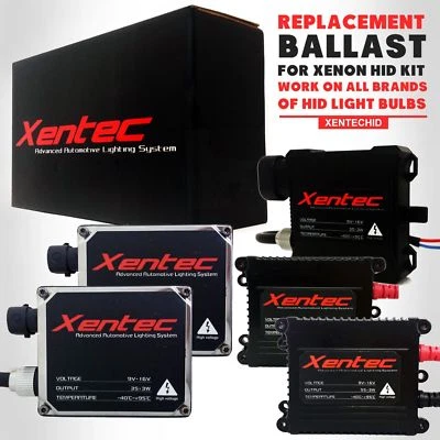 Two Xentec Xenon Lamp HID Kit 's Replacement Ballasts 35W 55W H4 H7 H11 9006 H13 - Image 1 of 4