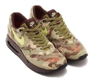 Size 9.5 Nike Air Max 1 ’86 OG Big Bubble Camo Earth Lemon Green Mens FN8358-200 - Picture 1 of 6