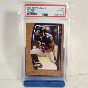 2009 Topps Unique Bronze #138 Ray Rice /99 PSA 6 (Pop 1) - Foto 1 di 3
