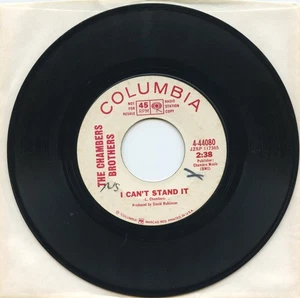 RARE _Promo Soul 45_THE CHAMBERS BROTHERS_ I Can't Stand It & Please Don't Leave - Picture 1 of 4