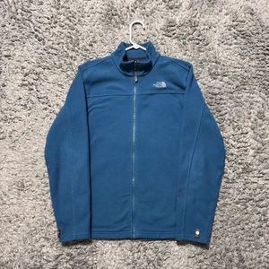 The North Face Jacket Boys XL 18-20 Blue Fleece Zip Up Casual Long Sleeve Youth - Picture 1 of 10