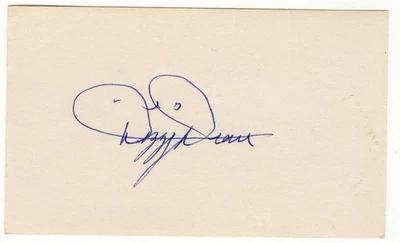 Dizzy Dean Signed Autographed 3X5 Index Card Cardinals Cubs HOFer JSA ZZ48092 - Image 1 of 3