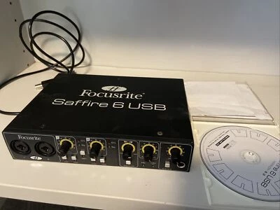 Audio Interface Fokusrite Saffire 6 USB Audioschnittstelle externe Soundkarte - Bild 1 von 4