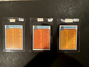 1973 CHECK LIST #338-& 453 2 CARDS OF SET REMAINING EXT COST SEE DES - Picture 1 of 4