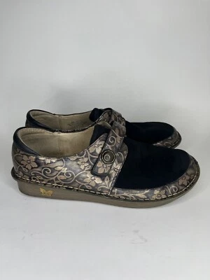 Zapatos Mary Jane Alegria Brenna para mujer talla 42 EE. UU. 11 flores doradas BRE-7701 Foto 1 de 4