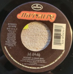 Def Leppard "Rocket / Women (Live)" VG+ - Picture 1 of 3