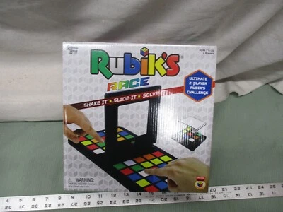 University Games Rubik's Race Puzzle Challenge Competition Board Game Colors Toy - Image 1 of 4