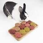 Grinding Bunny Snacks Rabbit Chew Toy Hamsters Grinding Toy Rabbit Grass Cake