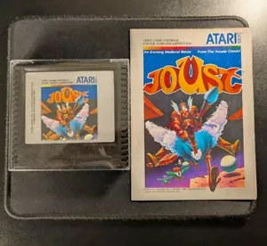 Joust (Atari 5200, 1983) Gioco e Manuale | Testato | Autentico - Foto 1 di 8