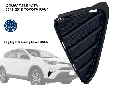 Toyota RAV4 2016 2017 2018 luz antiniebla orificio inserción cubierta lado pasajero TO1039191 Foto 1 de 4