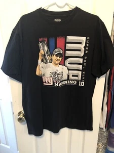 Eli Manning Reebok New York Giants Super Bowl XLVI Champions Shirt Size XL - Picture 1 of 1