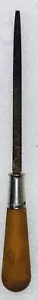 Vintage 10” Triangle File With Wood Handle - Picture 1 of 3