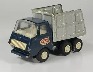 Camión de basura Tonka vintage de la década de 1970 modelo a escala de acero prensado de 5 - Imagen 1 de 10