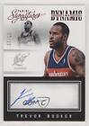 2013-14 Panini Signatures Dynamic Ink Red /10 Trevor Booker #18 Auto
