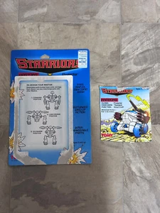 Starriors Wastors Protector Cardback & Part of Thinktank package [Tomy · 1984] - Picture 1 of 5