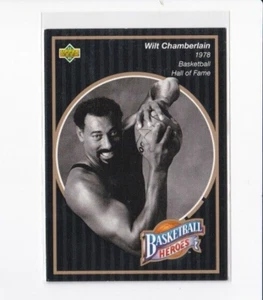 WILT CHAMBERLAIN 1992-93 UPPER DECK BASKETBALL HEROES INSERT CARD-SHIPS FREE - Picture 1 of 23
