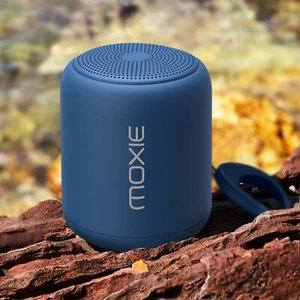 Moxie, Tragbarer Bluetooth-Lautsprecher wasserdicht 12 Std. Akkulaufzeit, Blau - Bild 1 von 6