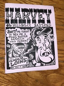 Harvey The Hillbilly Bastard Roy Tompkins Underground Comic Comic Zone 1989 - Picture 1 of 6