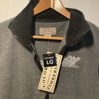 EMS COLORADO lg TIMBERLINE FLEECE VEST Hike Ski SNOWBOARD Snowmobile WORK Zip up - Image 1 of 4
