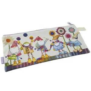 Crafting Gnomes Long Project Bag Sewing Knitting Crochet Craft Emma Ball LPB06 - Picture 1 of 5
