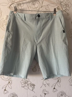 RIP CURL Boardwalks Shorts Mens 36 Blue Hybrid Casual Surf Walk Shorts - Image 1 of 4