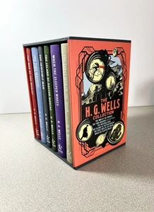 The H. G. Wells Collection: Deluxe 6-Book Hardcover Boxed Set Books Classics - Picture 1 of 8