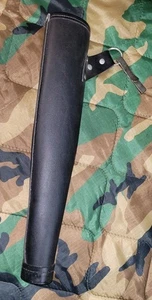 16 Zoll schwarz Leder Bogenschießen Quiever Gürtelclip - Bild 1 von 7