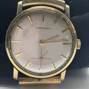 10K Gold Filled Longines Wittnauer 17 Jewel Men’s Wristwatch Swiss Vintage Works - Picture 1 of 12