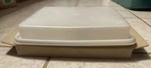 Tupperware Teufel Eierhalter Träger 723 beige mit Tabletts 16 Eier Vintage - Bild 1 von 6