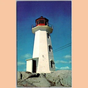 Postal The Lighthouse Peggy's Cove Nueva Escocia Canadá - Imagen 1 de 4