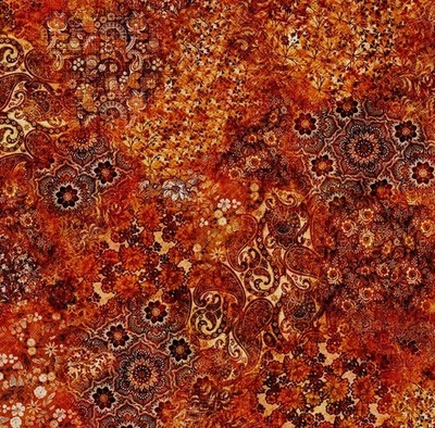 Quilting Treasures - Roar Of The Pride - Licuadora de cachemira - Naranja quemada, por comprar Foto 1 de 4