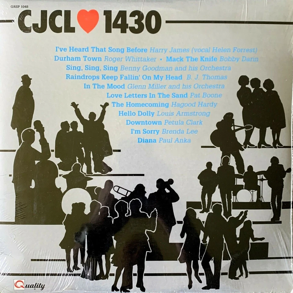 CJCL 1430 Quiet Moments Compilation Vinyl 2xLP Record 1987 Quality Canada SEALED - Image 1 of 4