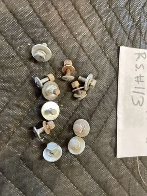 Yamaha champ 100 1987 juego de pernos de montaje guardabarros delantero y trasero Foto 1 de 4