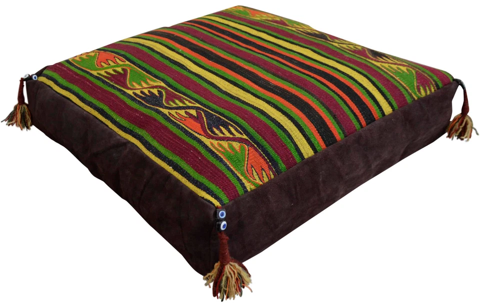 Sitting Pillow, Living Room Decor, Floor Cushion,  Pouf, Ottoman 27″ x 27″ x 6″  - Image 1 of 4