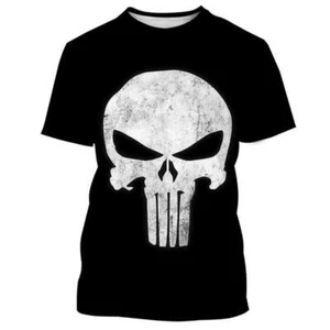 Black Punisher Tee Shirt - Picture 1 of 1